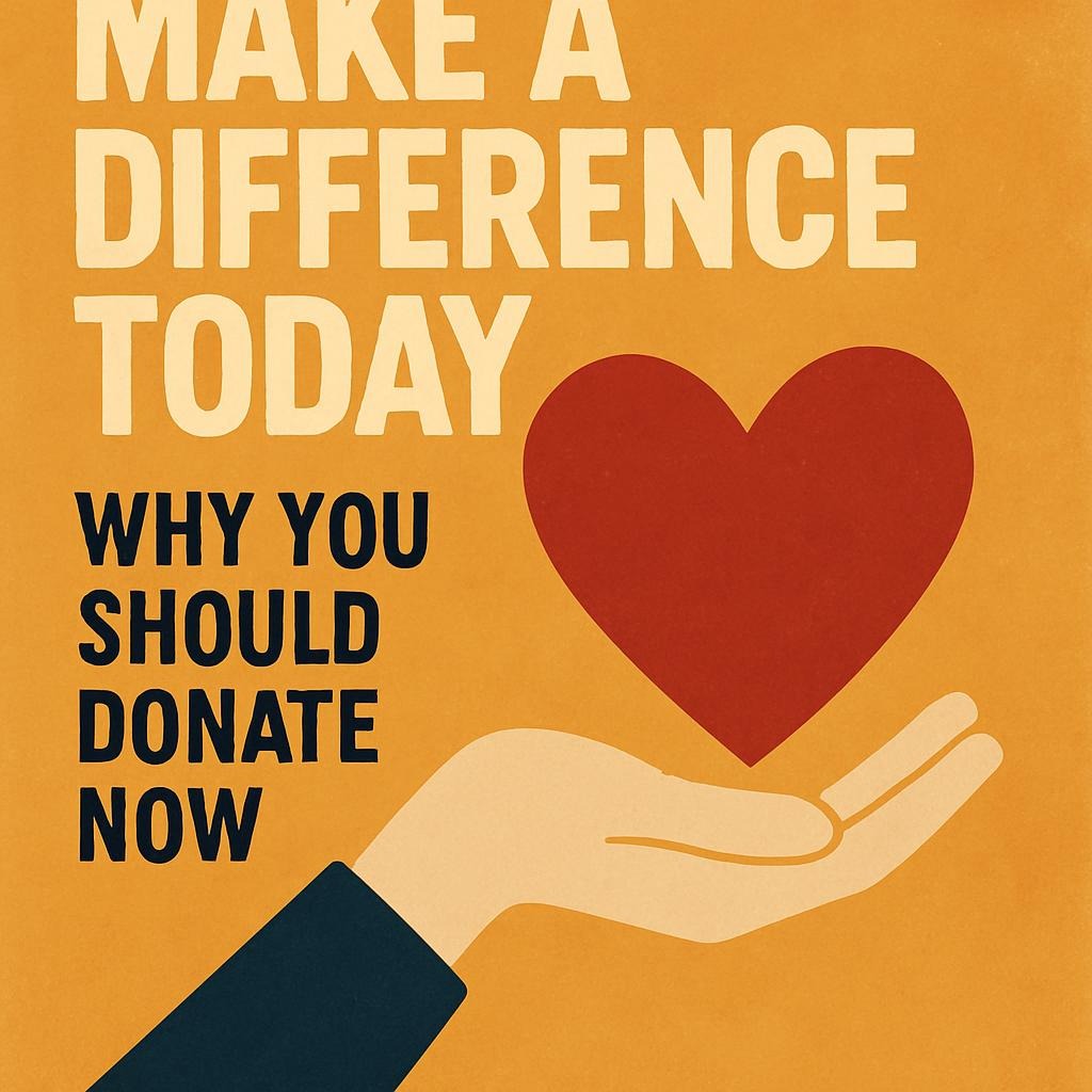 Make a Difference Today: Why You Should Donate Now