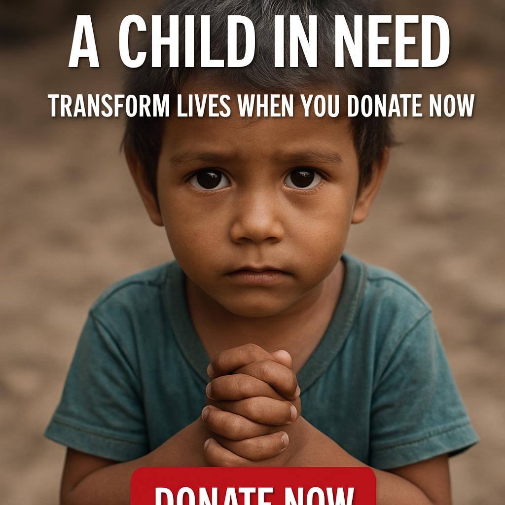 Give Hope to a Child in Need: Transform Lives When You Donate Now