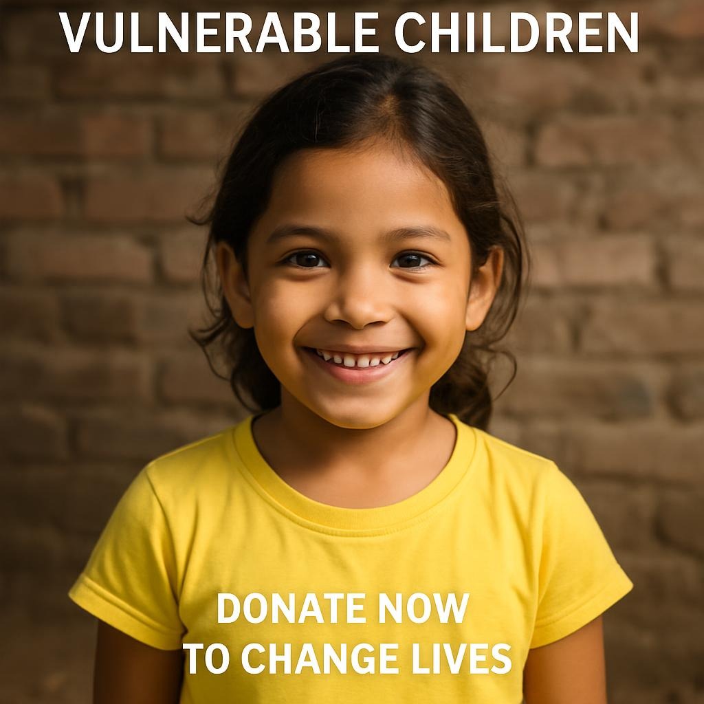 Support a Brighter Future for Vulnerable Children: Donate Now to Change Lives