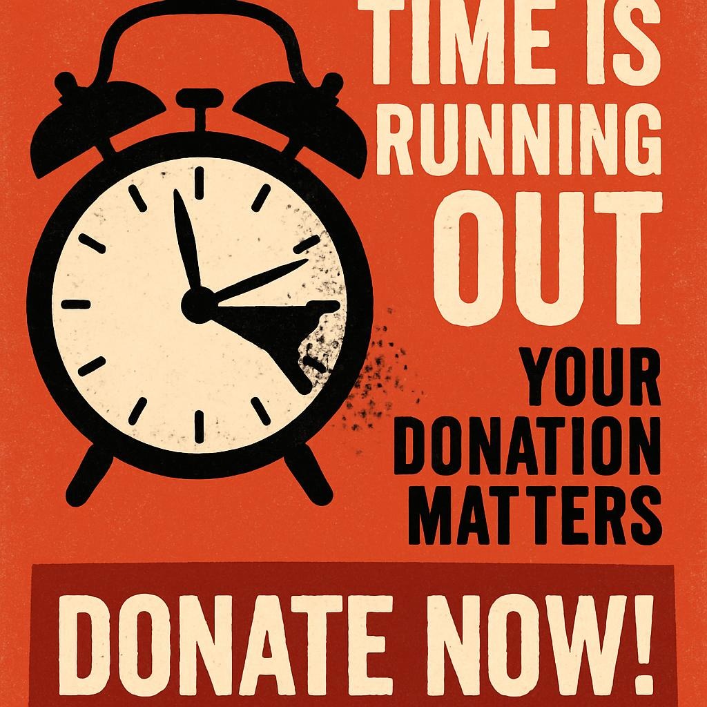 Time is Running Out: Your Donation Matters NOW | Donate Now!