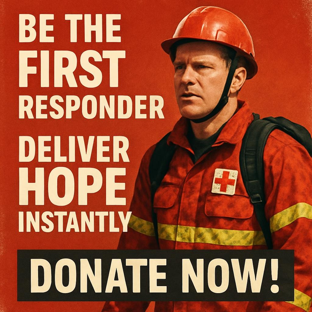 Be the First Responder: Deliver Hope Instantly - Donate Now!