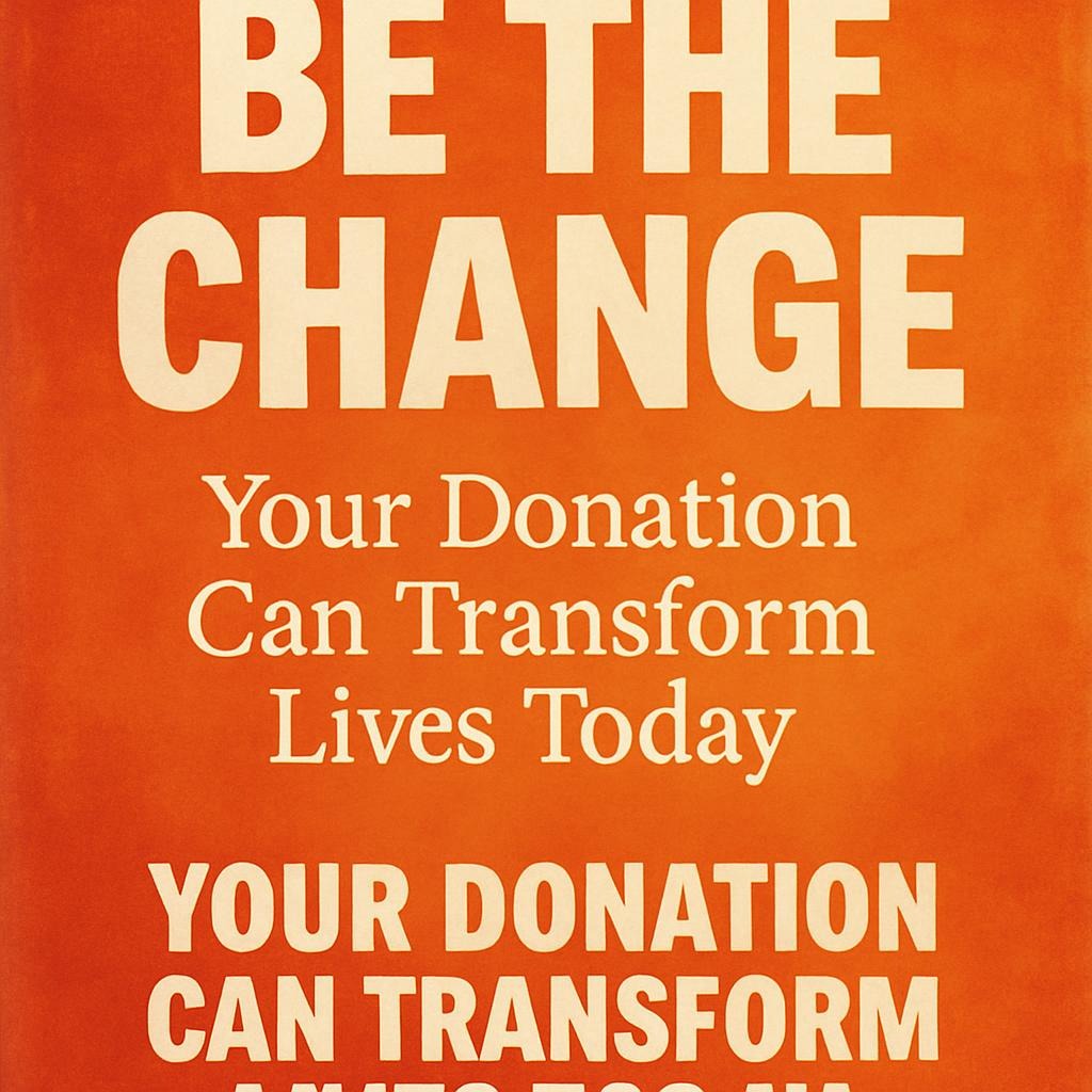 Be the Change: Your Donation Can Transform Lives Today