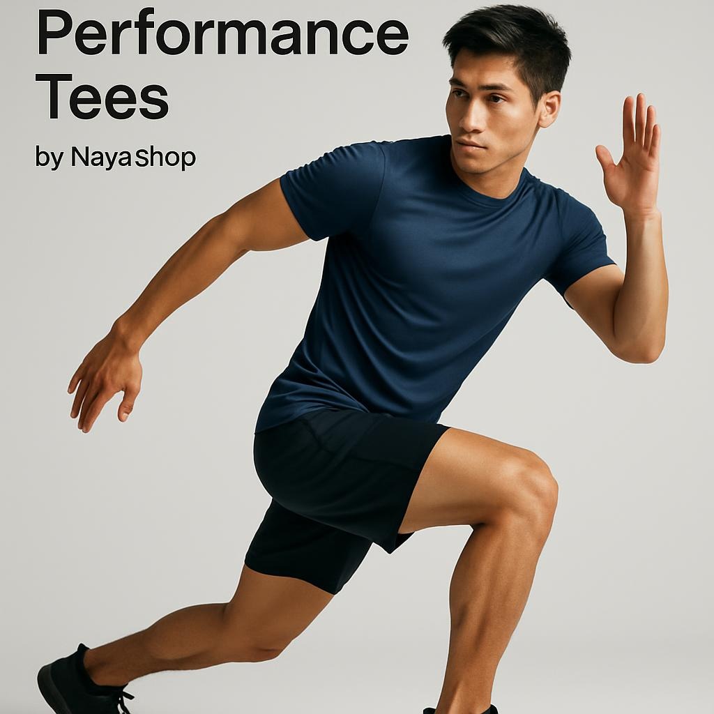 Style in Motion: Performance Tees by NayaShop